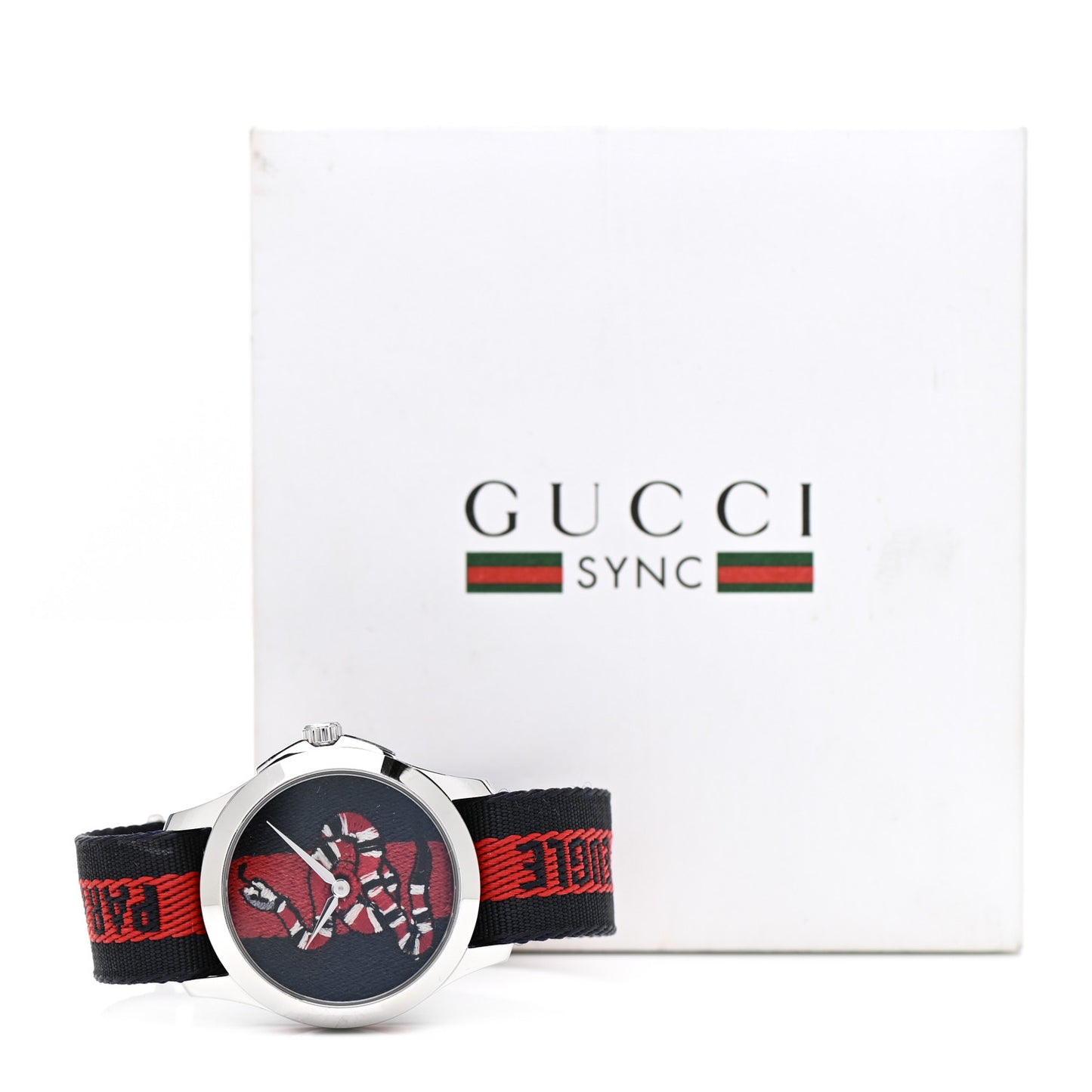 Stainless Steel Nylon 38mm Le Marche Des Merveilles Snake Quartz Watch Navy