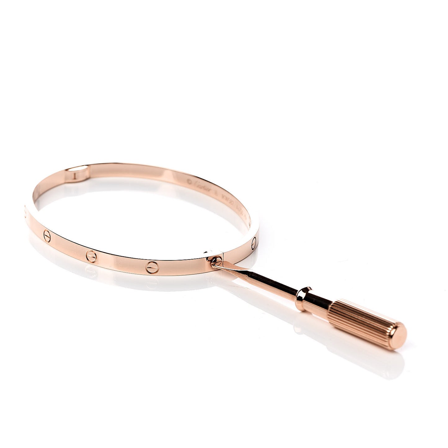 18K Pink Gold Small LOVE Bracelet 16