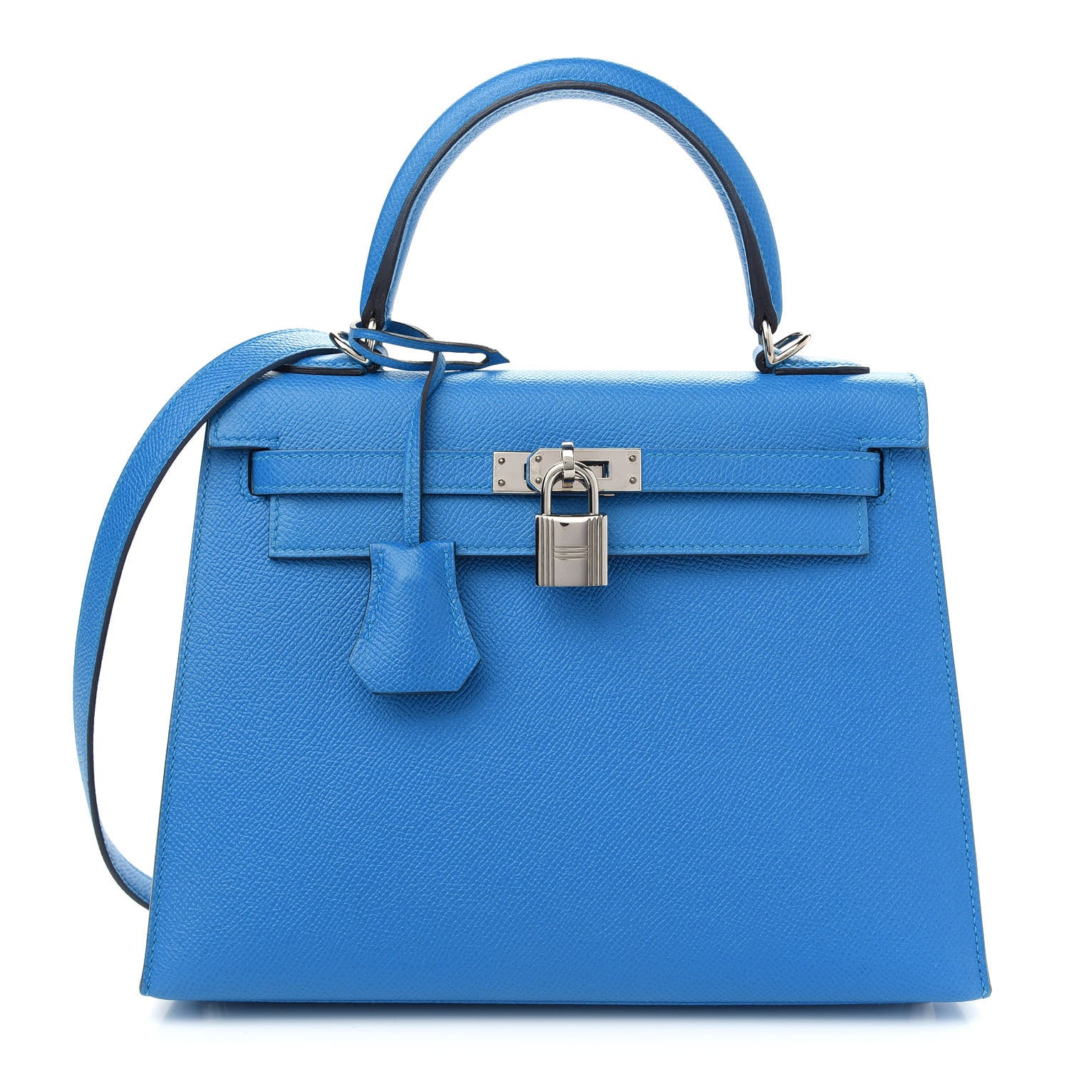 Hermes Epsom Kelly Sellier 25 Bleu Zanzibar 1 of 10