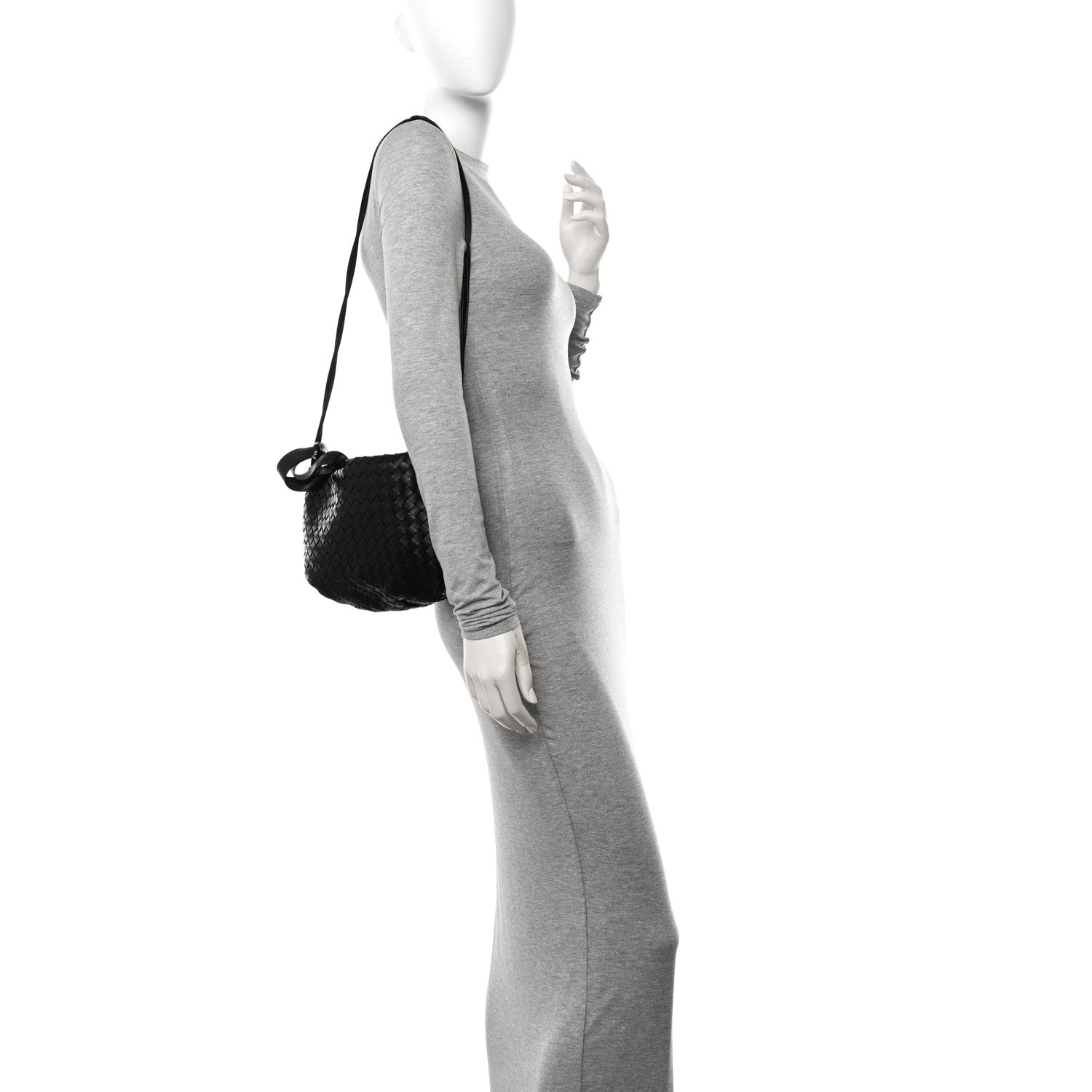 Bottega Veneta Nappa Intrecciato Small Bulb Black 2 of 10