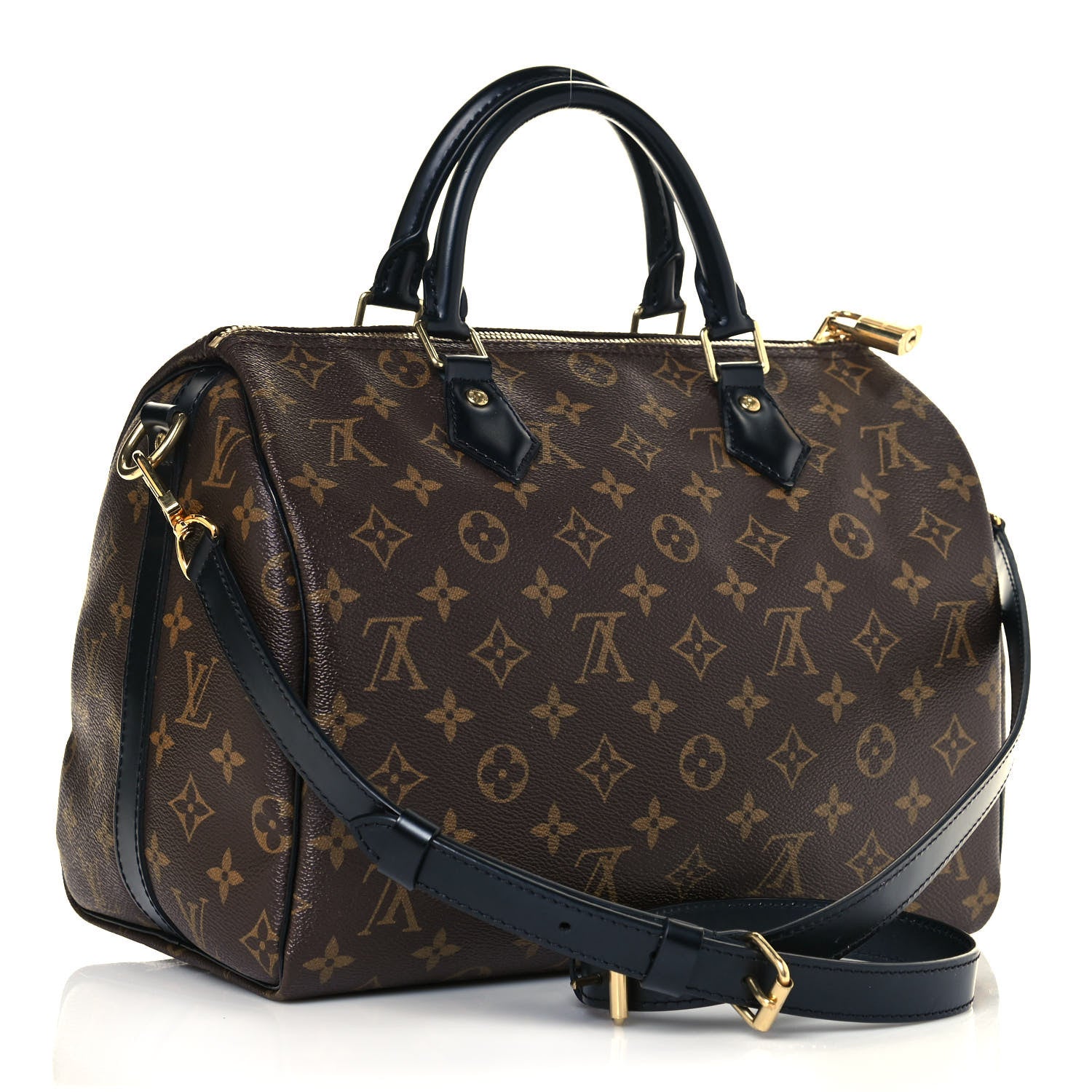 Louis Vuitton Monogram My World Tour Speedy Bandouliere 30 Black 3 of 12