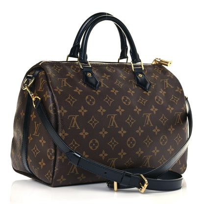 Louis Vuitton Monogram My World Tour Speedy Bandouliere 30 Black 3 of 12