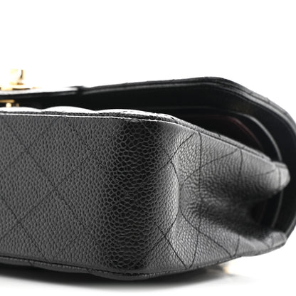 Chanel Caviar Quilted Small Double Flap Black 10 of 11