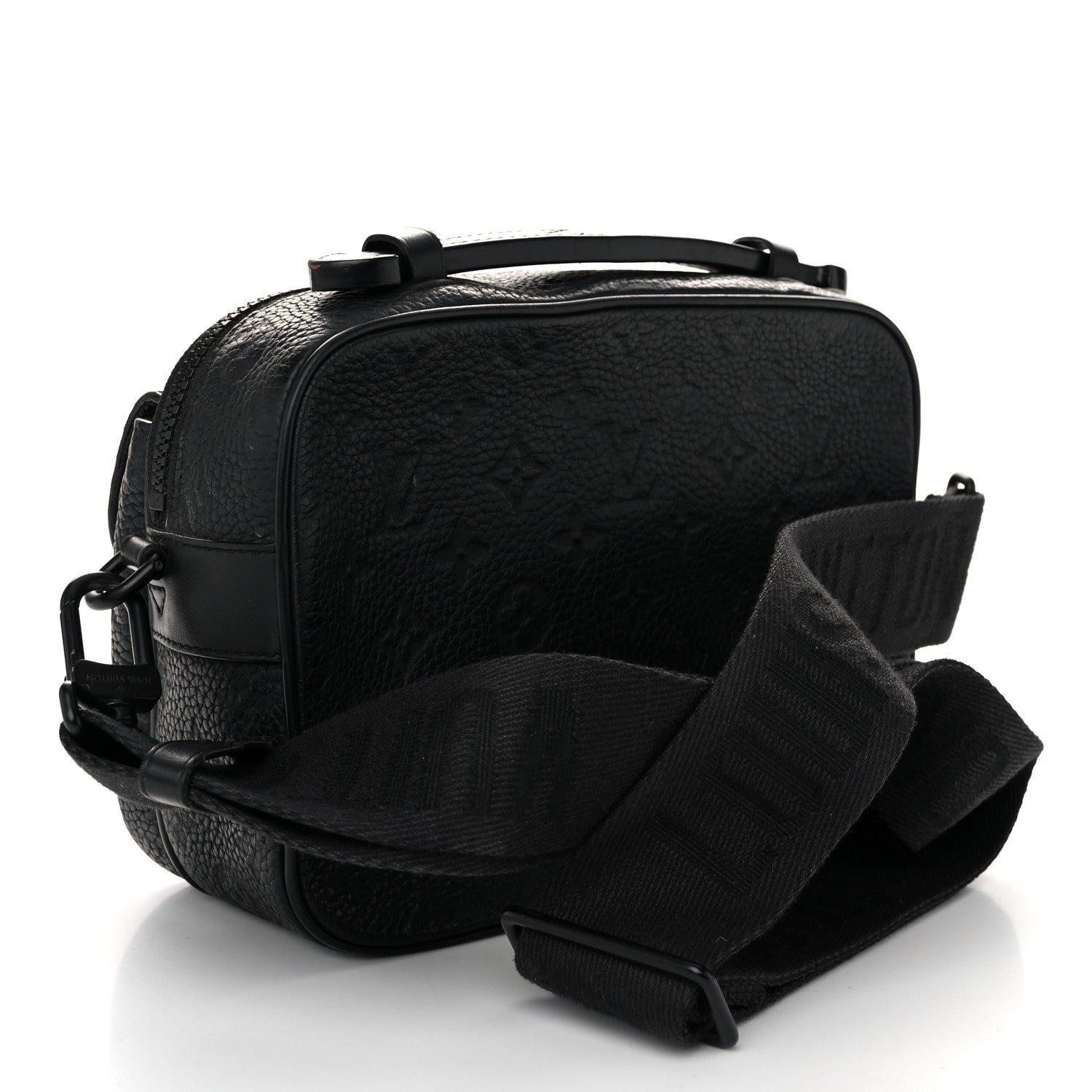 Louis Vuitton Taurillon Monogram S Lock Messenger Black 3 of 10