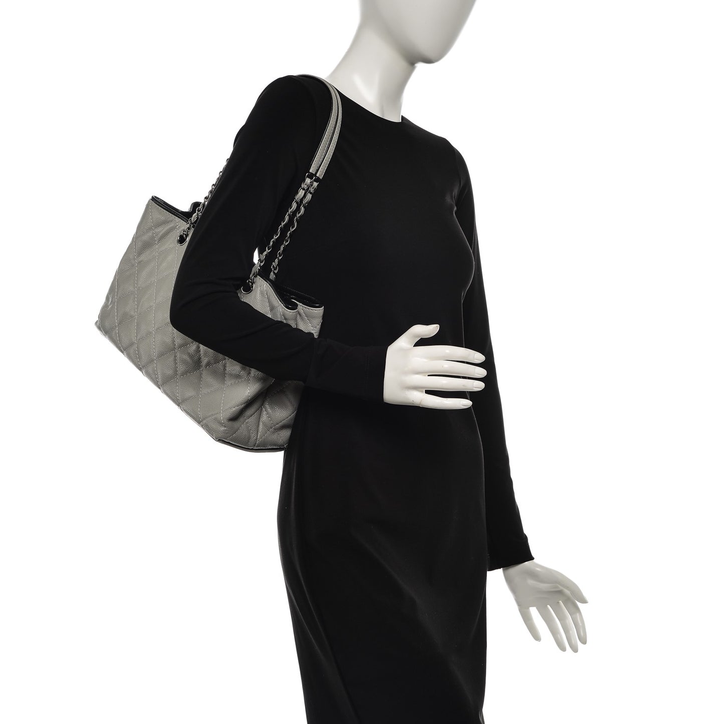 Caviar Large Be Caviar Tote Grey Black