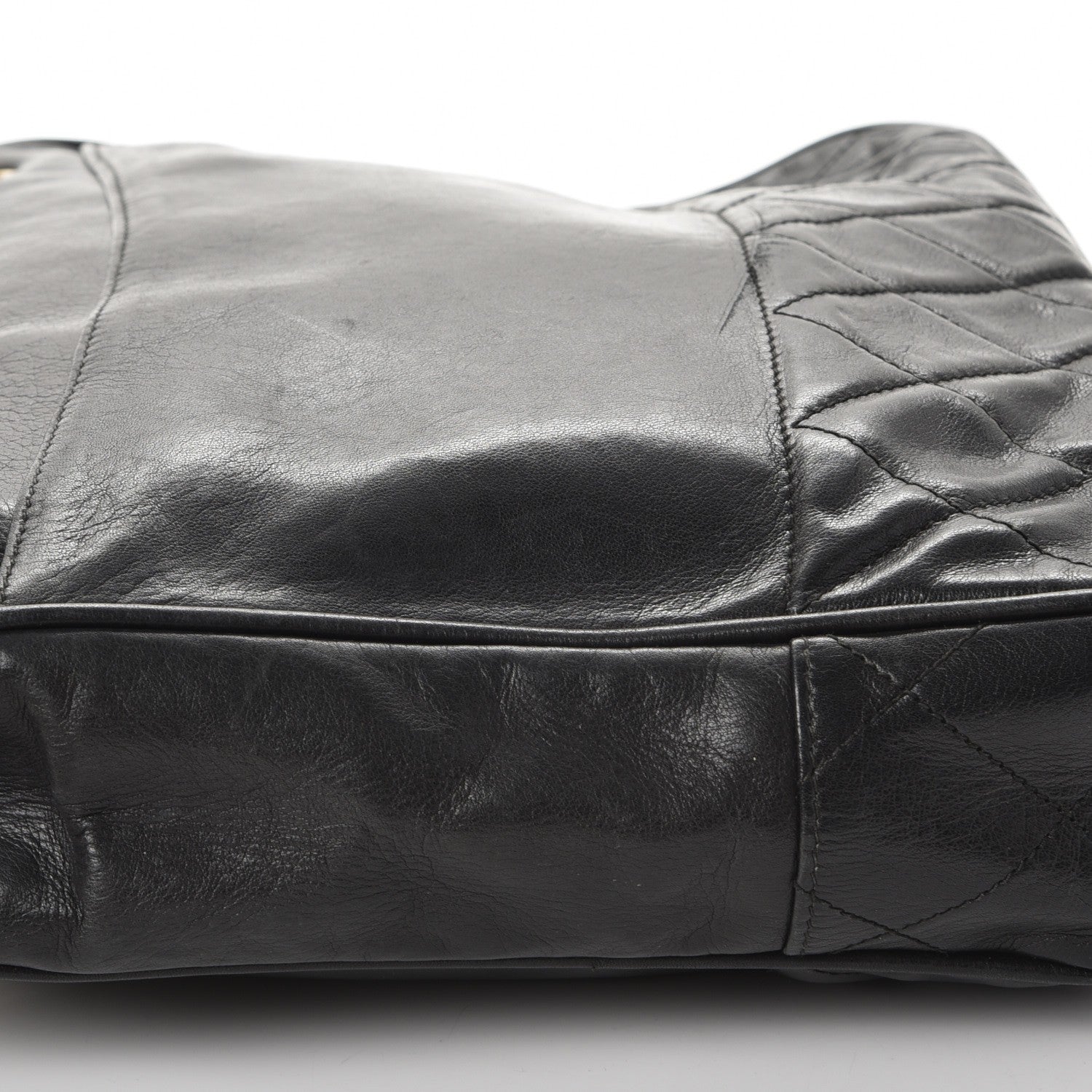 Chanel Lambskin Quilted Shoulder Bag Black 14 of 14