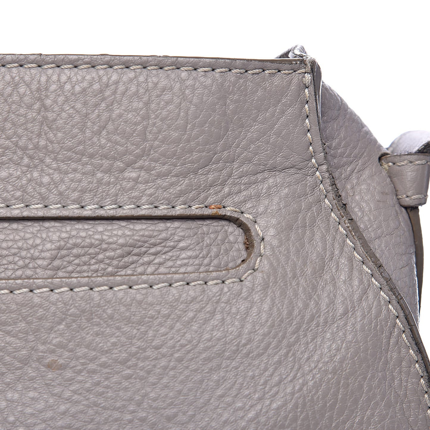 Calfskin Medium Marcie Round Crossbody Bag Cashmere Grey