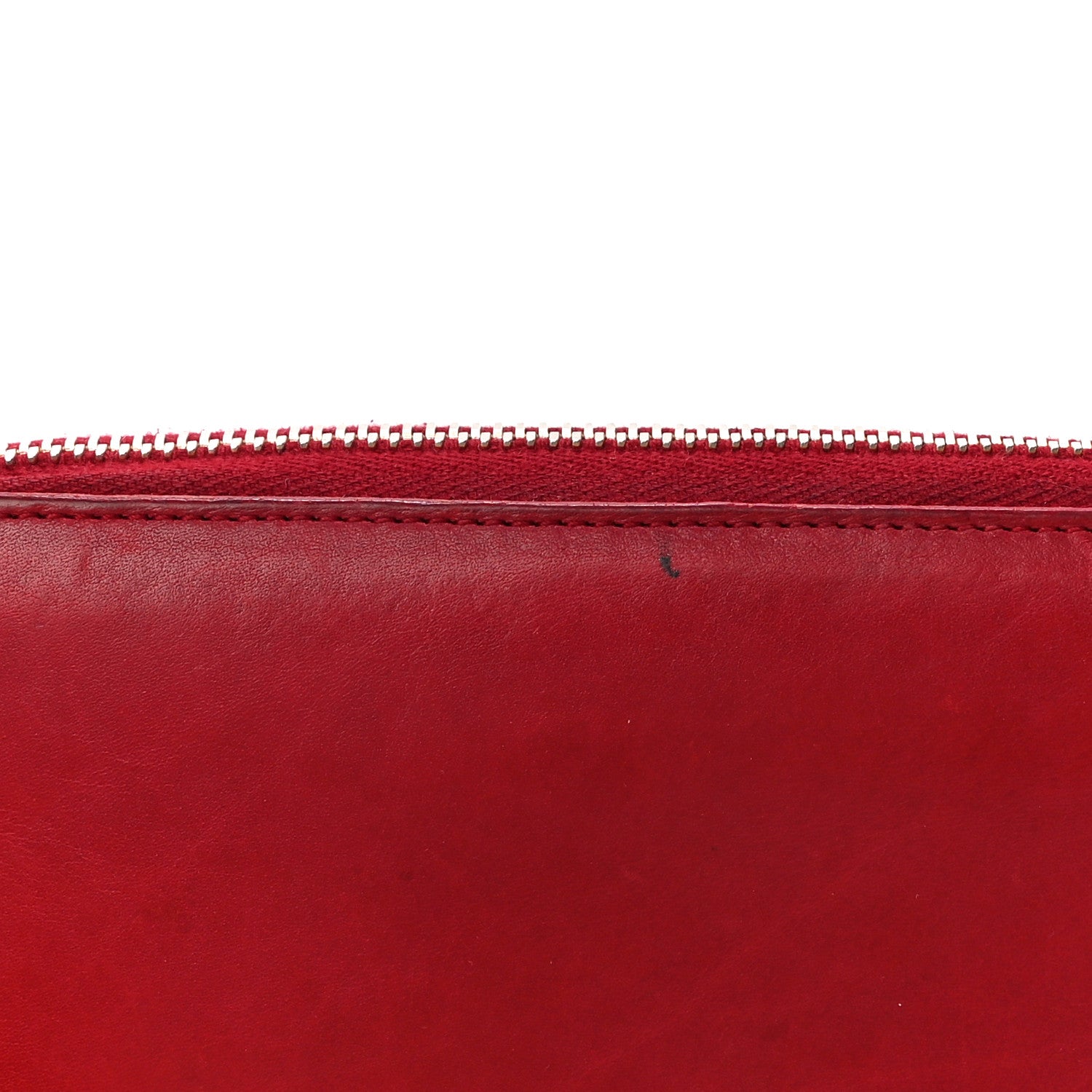 Saint Laurent Calfskin Classic Y Ligne Zip Around Wallet Red 16 of 21