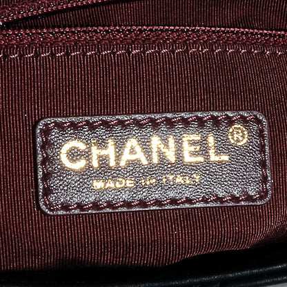 Chanel Calfskin Diamond Debossed Medium Cosmos Flap Black 7 of 8