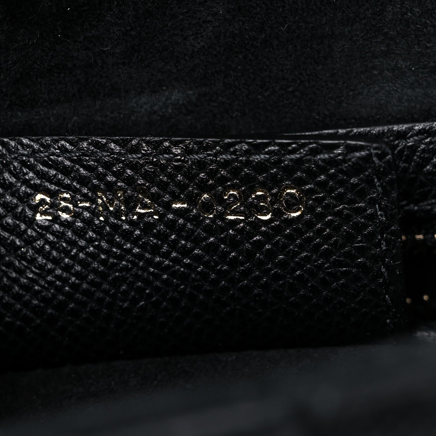 Christian Dior Grained Calfskin Saddle Bag Black 7 of 9