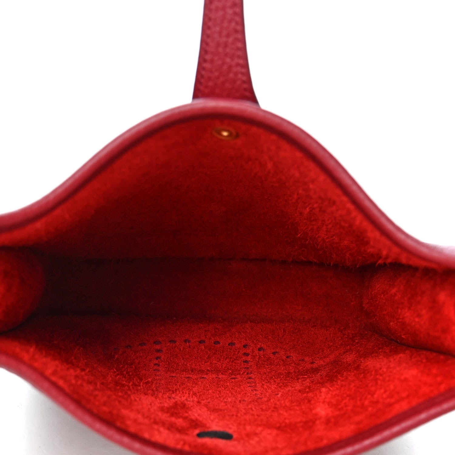 Hermes Taurillon Clemence Evelyne TPM Rouge Grenat 4 of 5