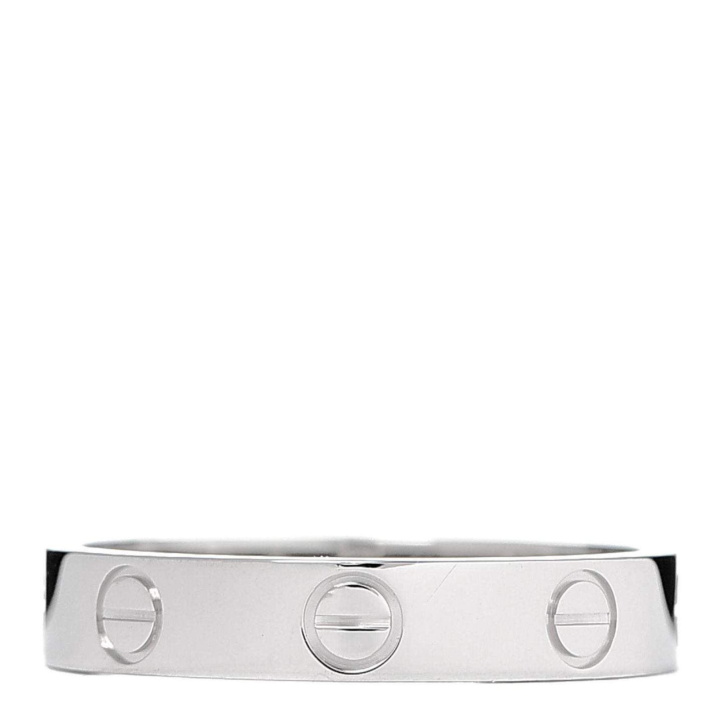 Platinum 3.5mm LOVE Wedding Band Ring 53 6.25