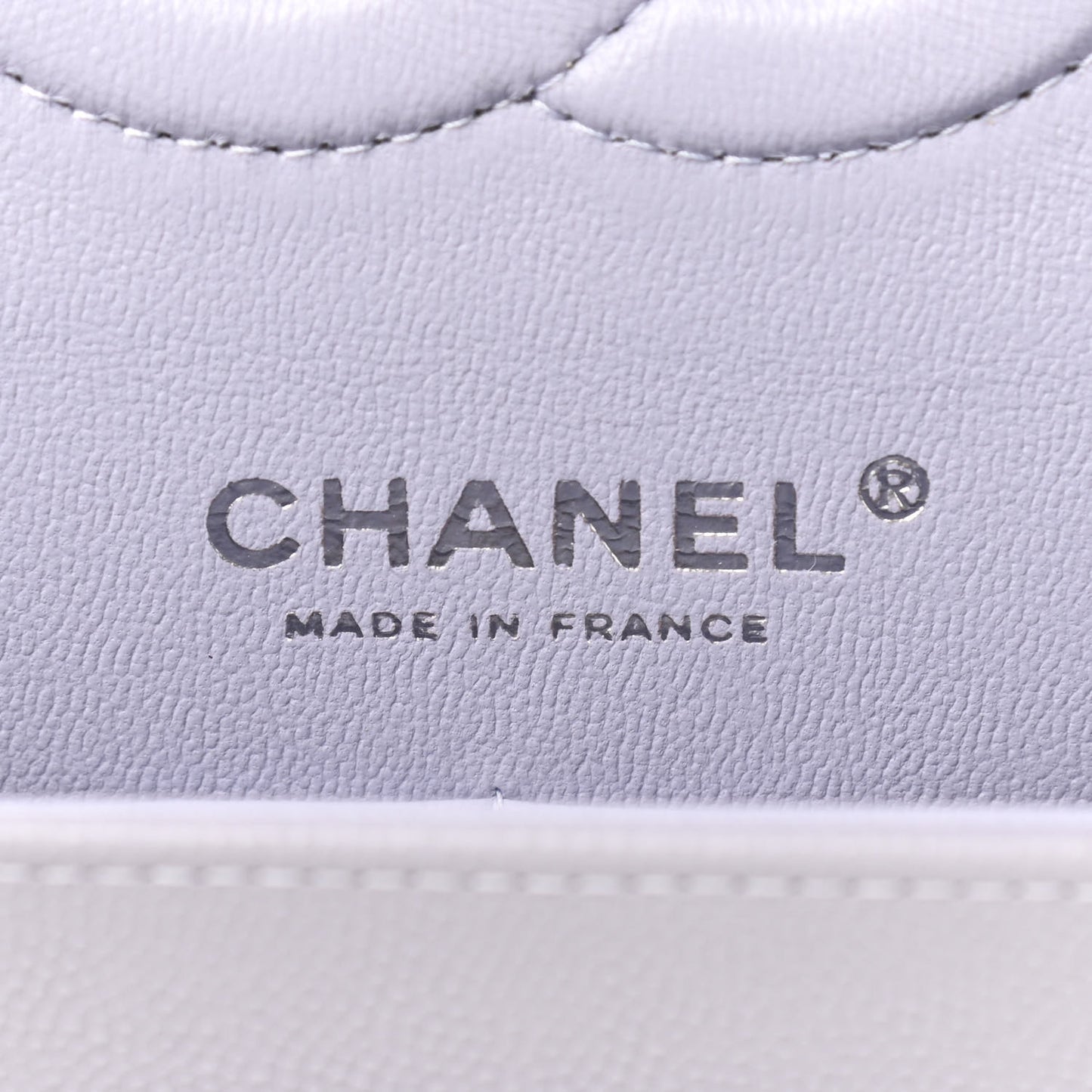 Caviar Quilted Medium Double Flap Light Purple