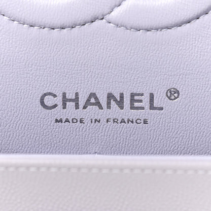 Chanel Caviar Quilted Medium Double Flap Light Purple 6 of 10