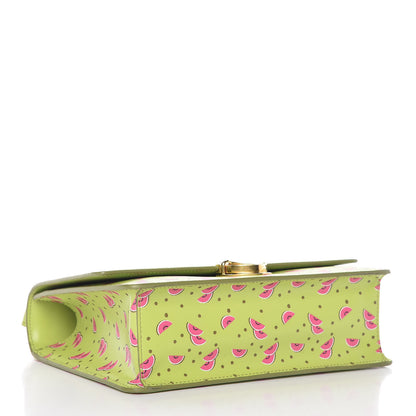 Prada Saffiano Watermelon Print Shoulder Bag Erba 4 of 11