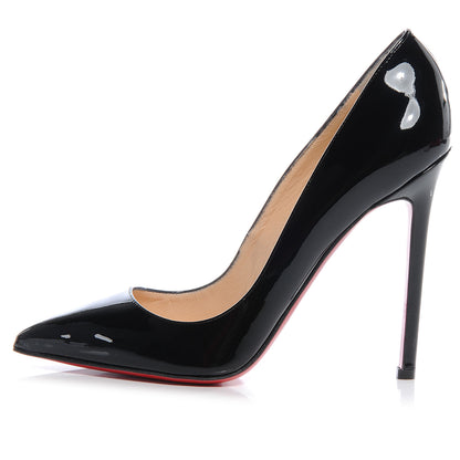 Christian Louboutin Patent Pigalle 120 Pumps 37.5 Black 1 of 8