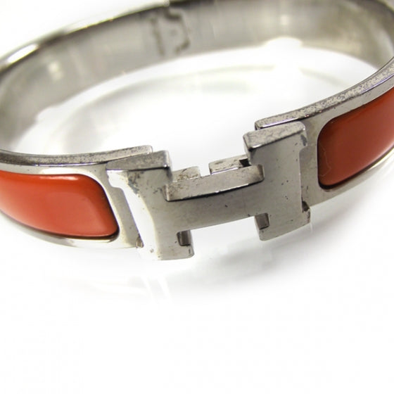 Enamel Clic Clac H Bracelet PM Orange