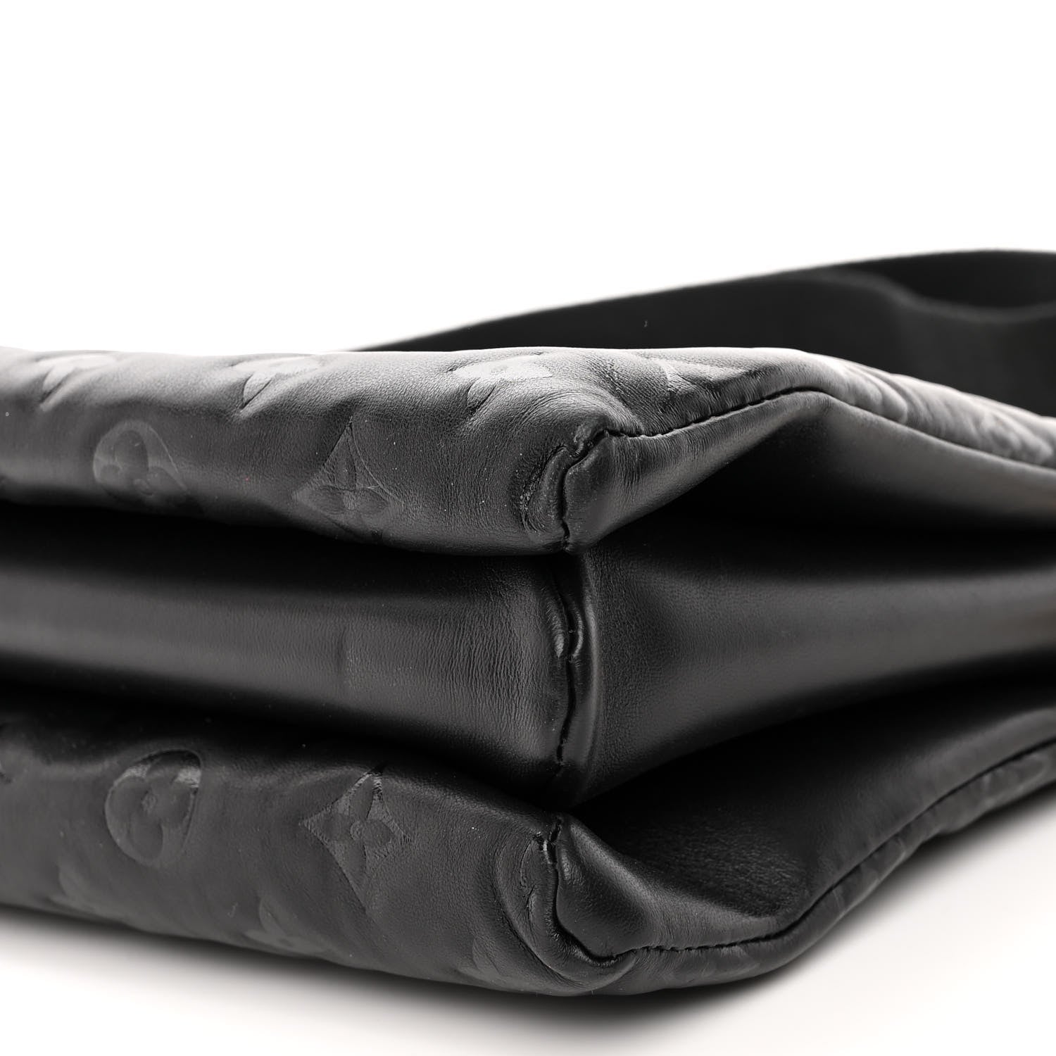 Louis Vuitton Lambskin Embossed Monogram Coussin PM Black 11 of 11
