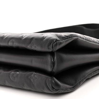 Louis Vuitton Lambskin Embossed Monogram Coussin PM Black 11 of 11
