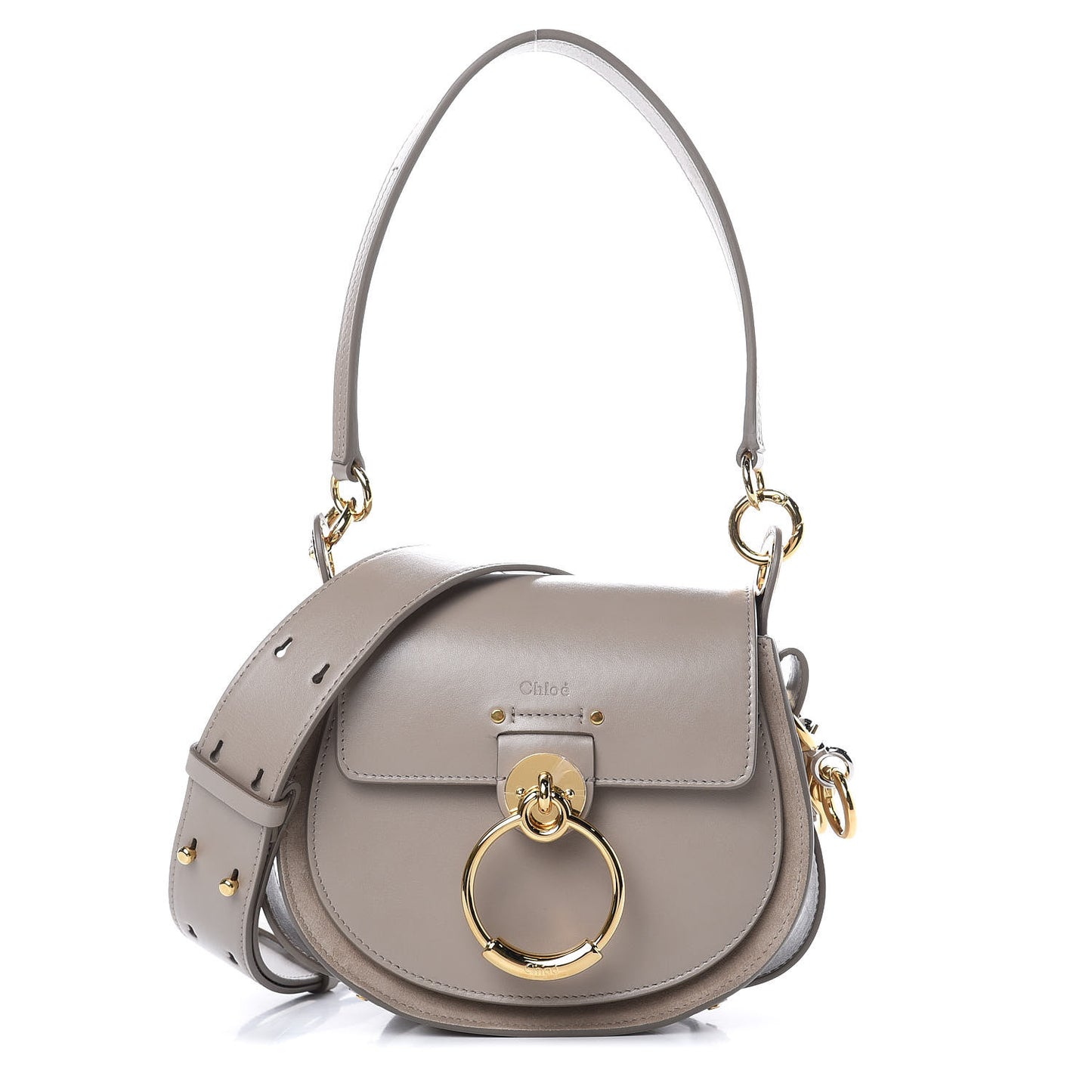 Calfskin Small Tess Bag Motty Grey