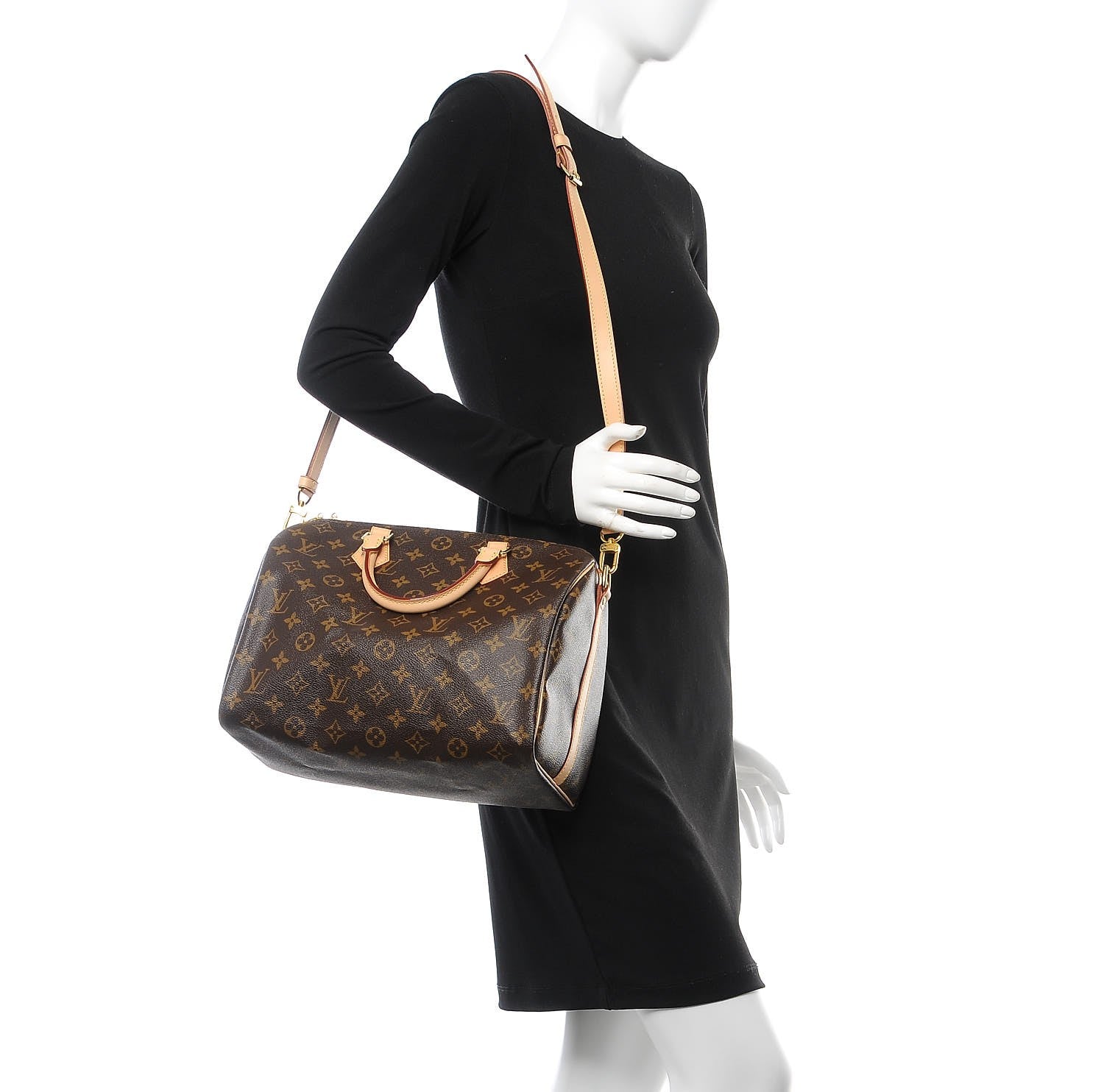 Louis Vuitton Monogram Speedy Bandouliere 30 3 of 11