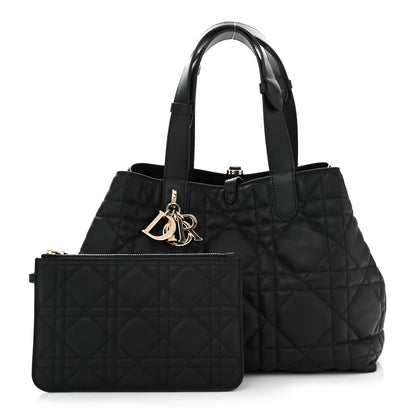 Christian Dior Calfskin Macrocannage Medium Toujours Black 3 of 10
