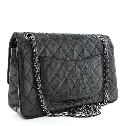 Chanel Aged Calfskin Quilted 2.55 Reissue 226 Flap Black 3 of 13