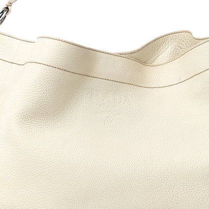 Prada Vitello Daino Hobo Bianco 11 of 15