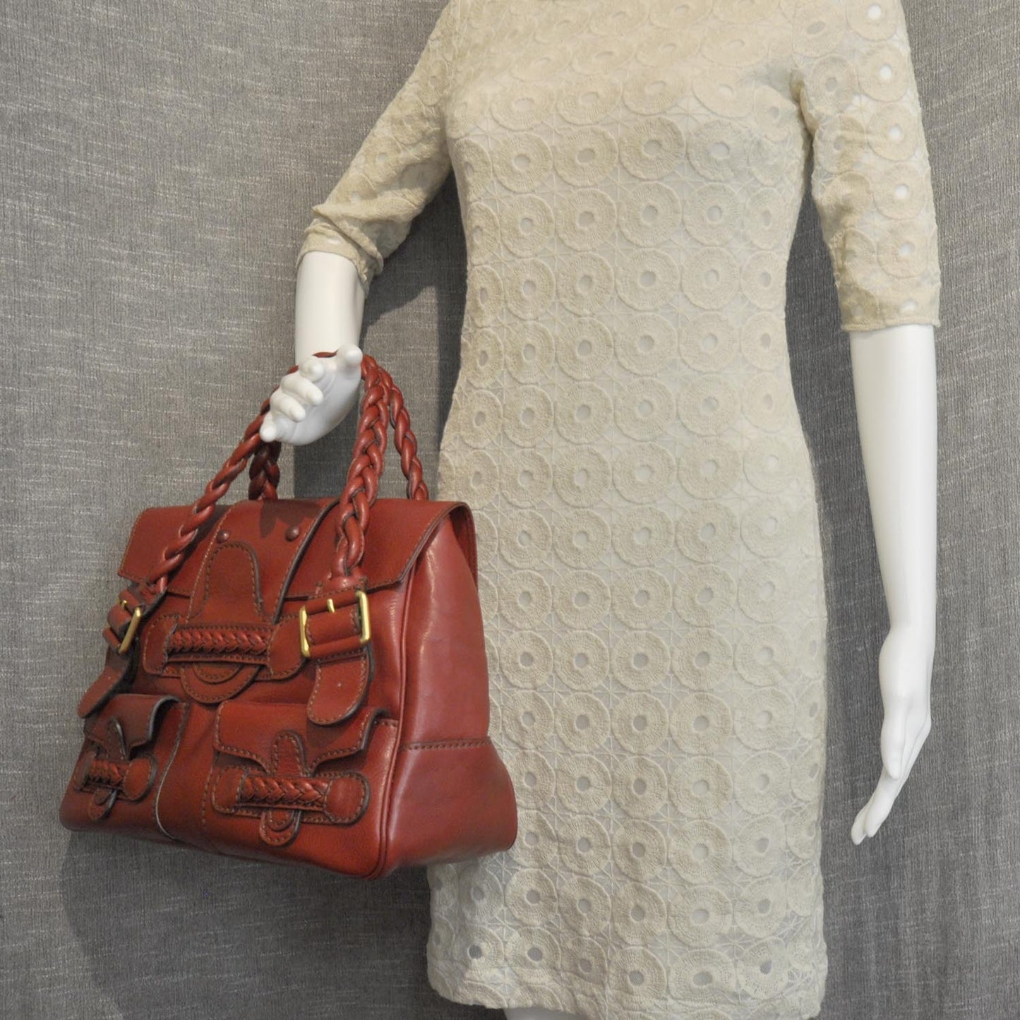 Leather Large Histoire Red