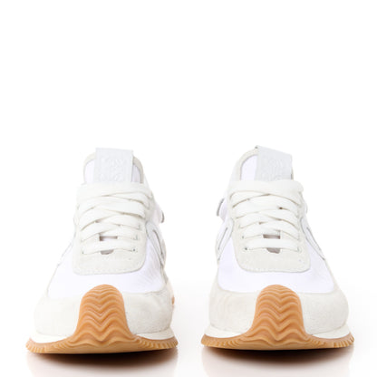 Loewe Nylon Suede Flow Retro Runner Sneakers 38 White 2 of 9