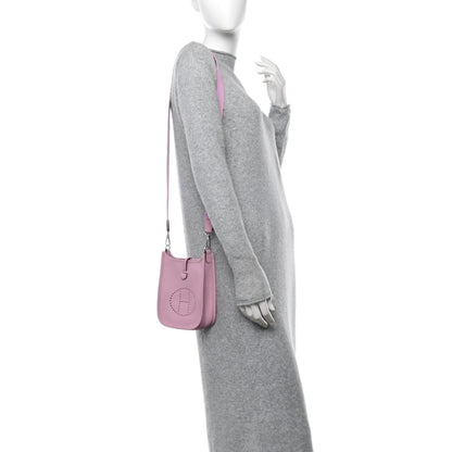 Hermes Taurillon Clemence Evelyne TPM Mauve Sylvestre 2 of 11