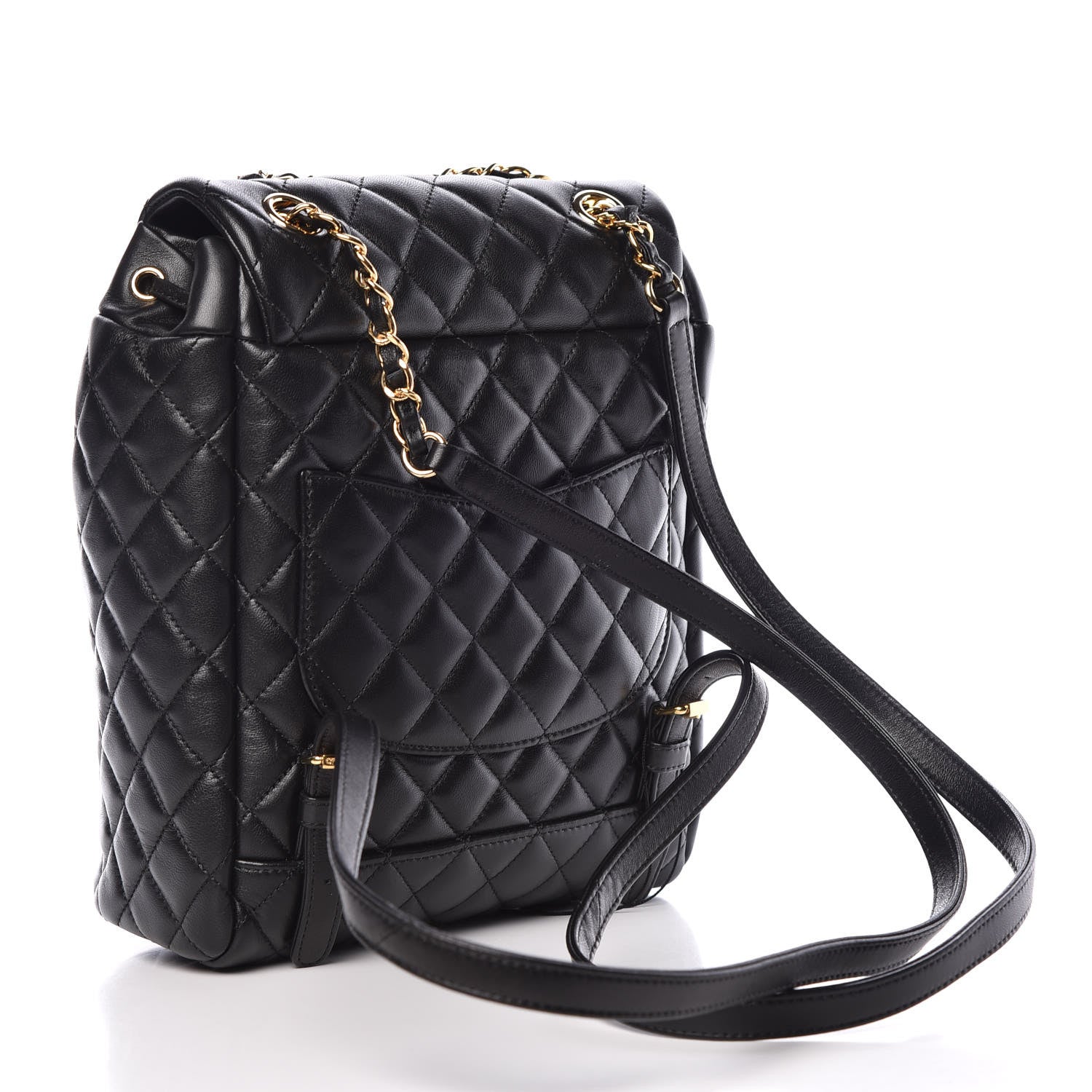 Chanel Lambskin Quilted Small Urban Spirit Backpack Black 3 of 11