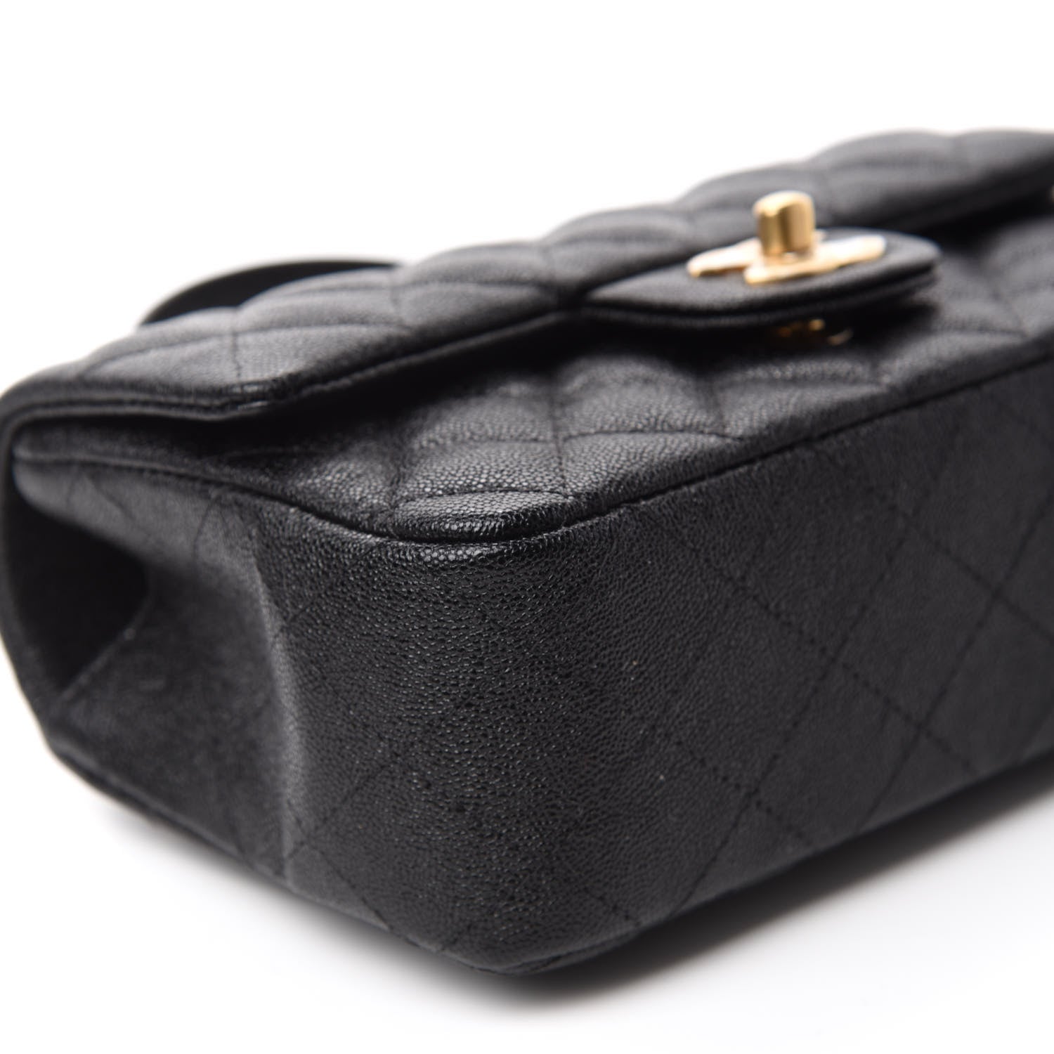 Chanel Caviar Quilted Mini Top Handle Rectangular Flap Black 6 of 10