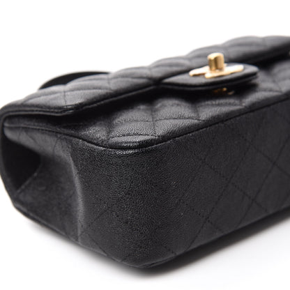 Chanel Caviar Quilted Mini Top Handle Rectangular Flap Black 6 of 10