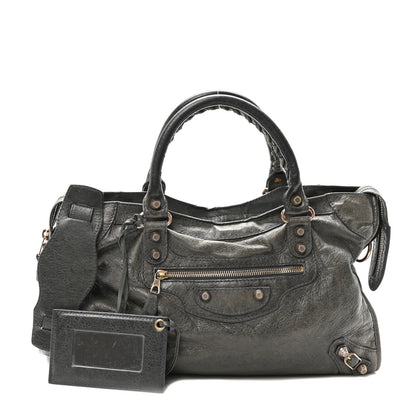 Balenciaga Agneau Giant 12 Rose Gold Hardware City Anthracite 3 of 11