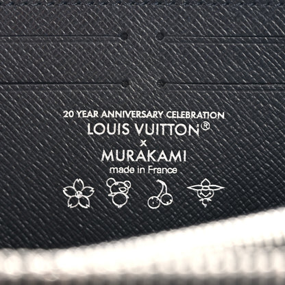 Louis Vuitton LV X TM Monogram Multicolor Clemence Wallet Black 6 of 7