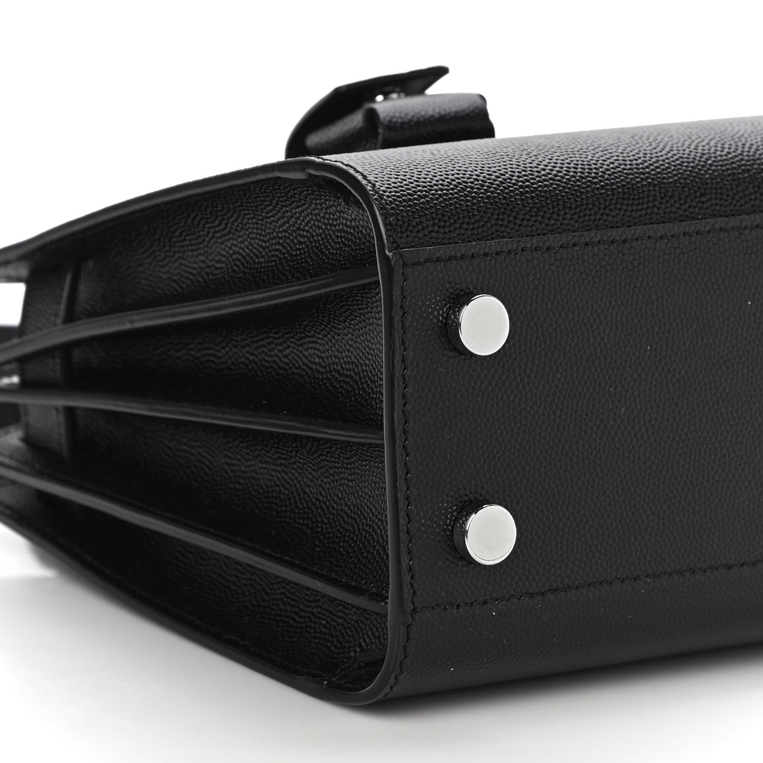 Saint Laurent Grained Calfskin Nano Sac De Jour Black 8 of 11