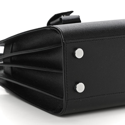 Saint Laurent Grained Calfskin Nano Sac De Jour Black 8 of 11