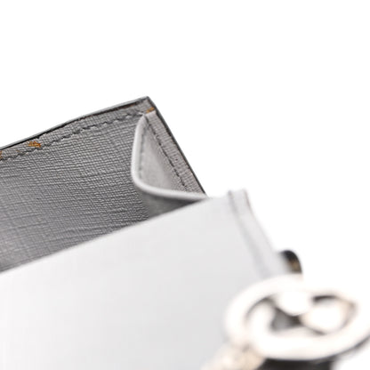 Gucci GG Supreme Monogram GG Pierce French Flap Wallet Ecru Grigio 10 of 10