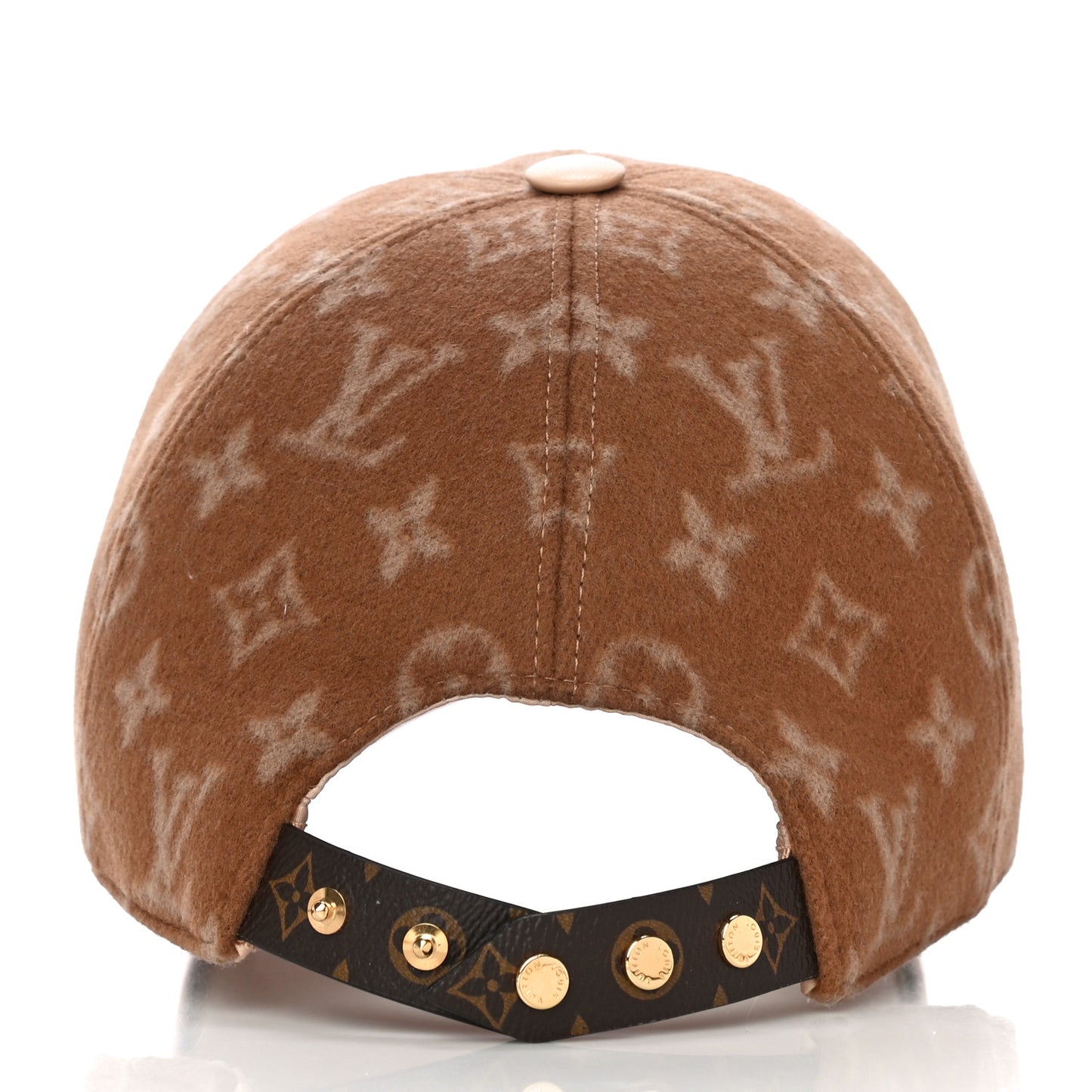 Wool Monogram Carry On Cap M Beige