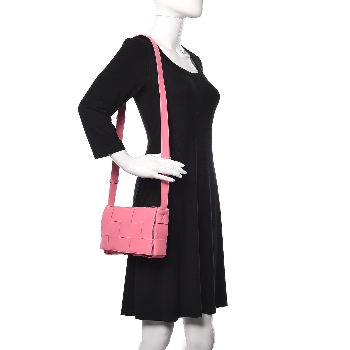 Nappa Maxi Intreccio Cassette Bag Rosa