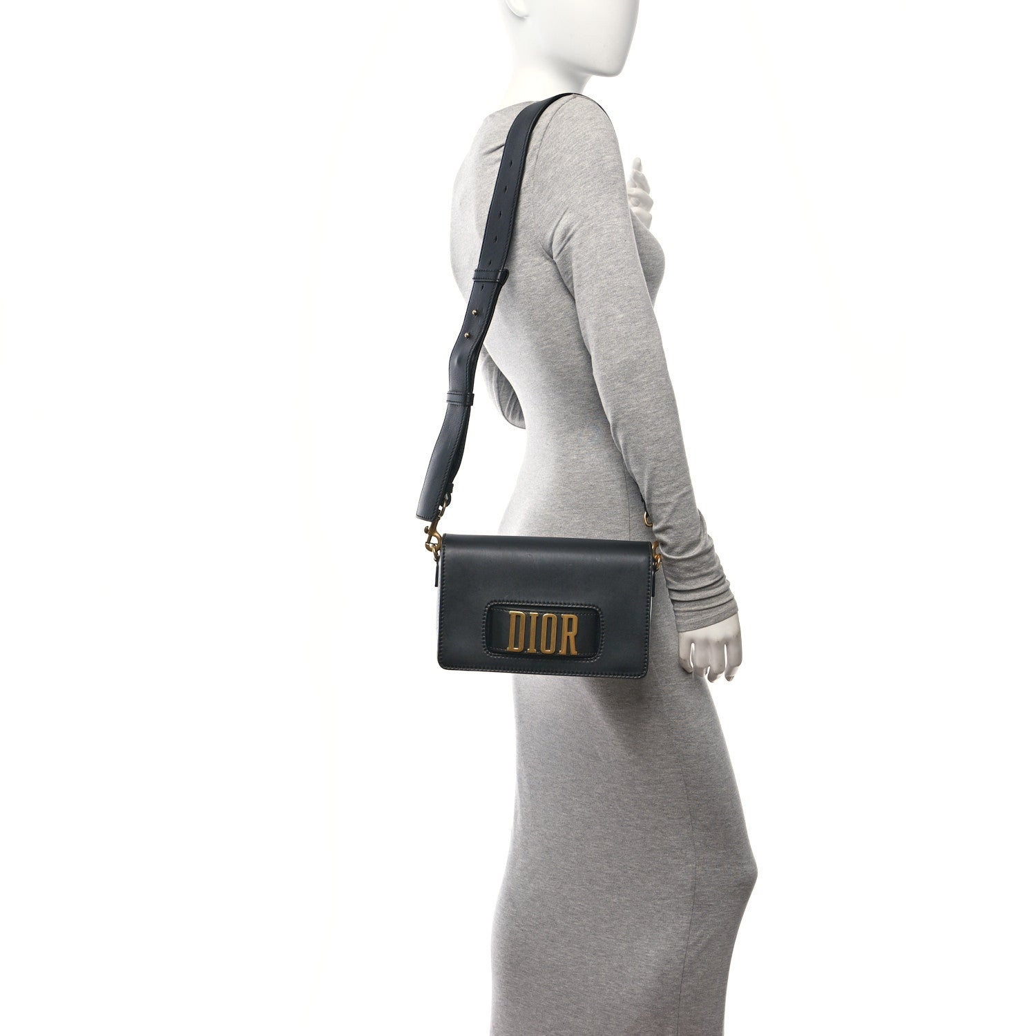 Christian Dior Smooth Calfskin Dio(r)evolution Flap Bag Black 2 of 13