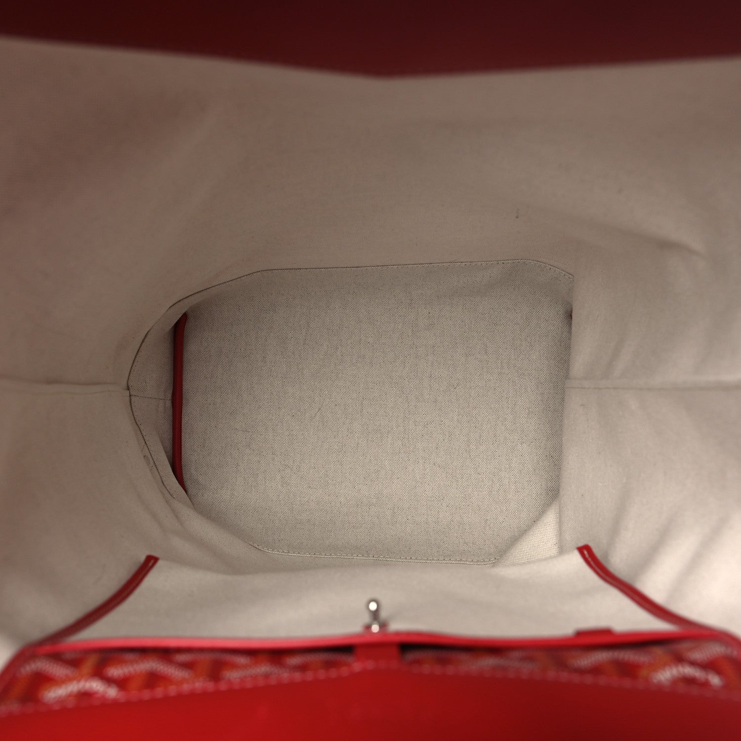 Goyard Goyardine Calfskin Cisalpin MM Backpack Red 5 of 8