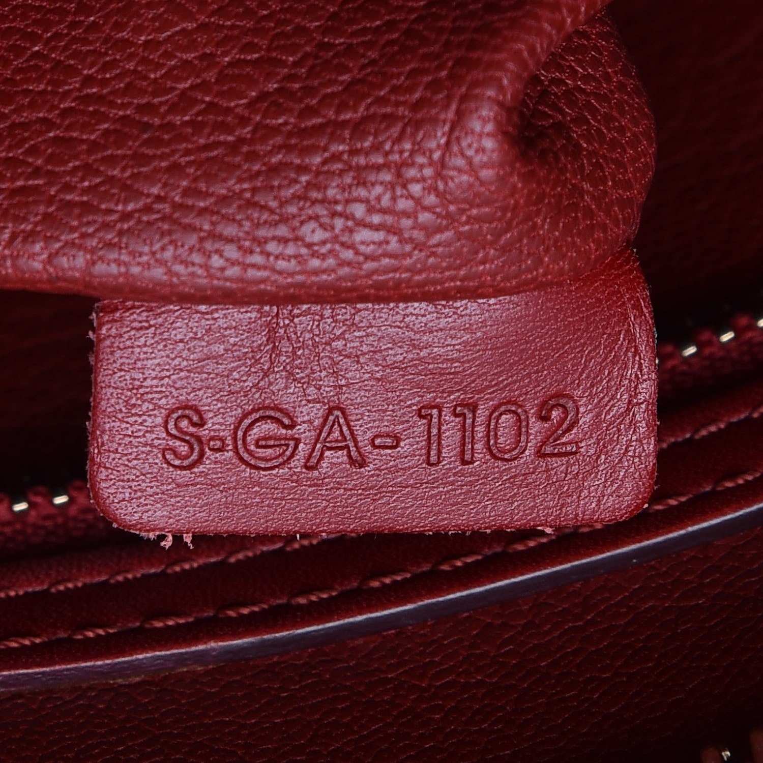 Celine Smooth Calfskin Mini Luggage Red 7 of 15