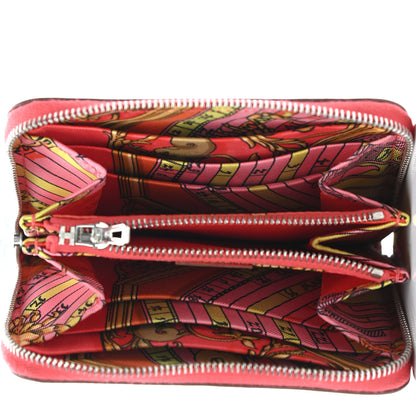 Hermes Epsom Silk'in Compact Wallet Rose Jaipur 4 of 4