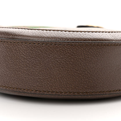 Gucci GG Supreme Monogram Web Mini Ophidia Round Shoulder Bag Brown 10 of 10