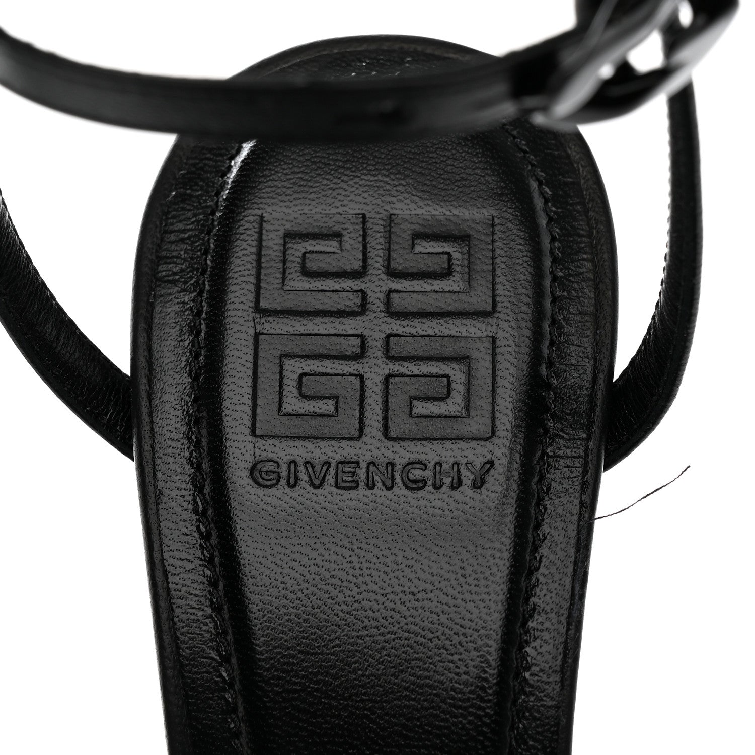 Givenchy Smooth Nappa Crystal G Cube 105mm Sandals 38.5 Black Silvery 7 of 8