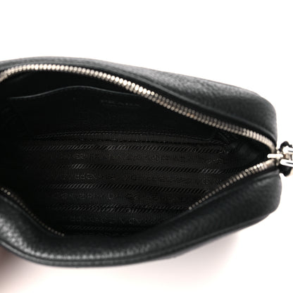 Prada Vitello Daino Soft Camera Crossbody Black 5 of 8