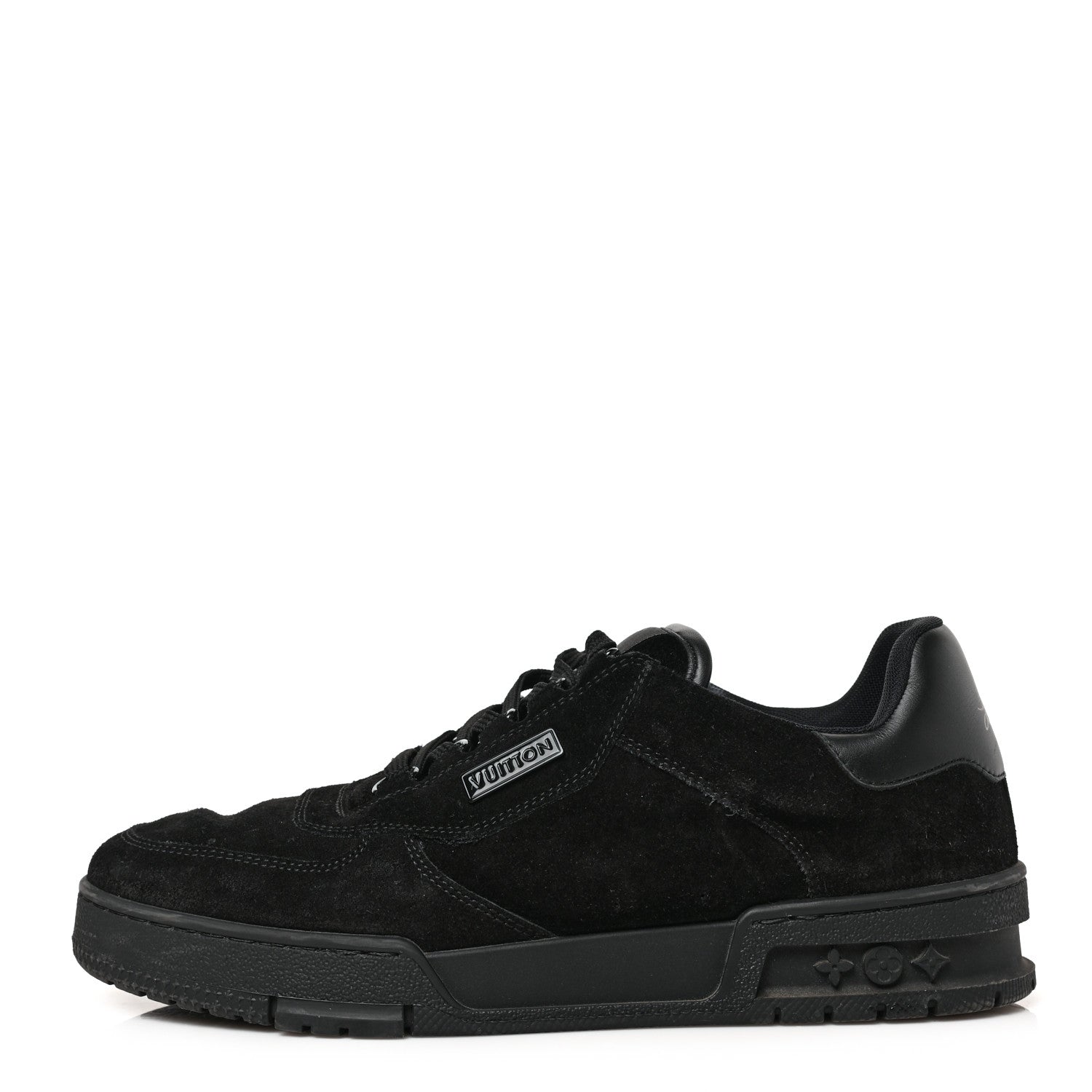 Louis Vuitton Suede Uniform Sneakers 6.5 Black 1 of 8