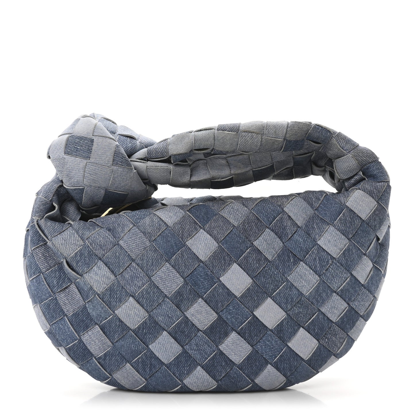 Nappa Denim Effect Intrecciato Mini Jodie Denim